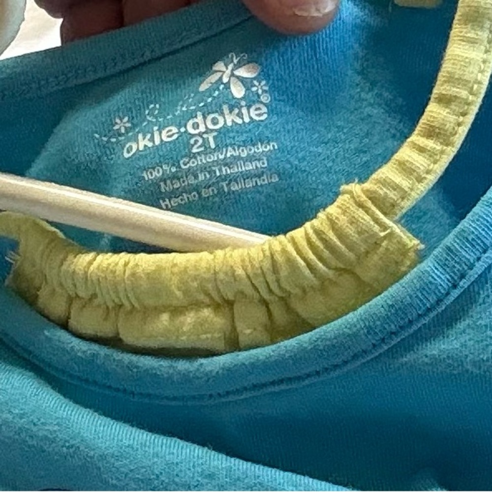 Flower Power Kids Shirt - Blue - Picture 3 of 5